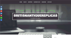 Desktop Screenshot of britishantiquereplicas.com